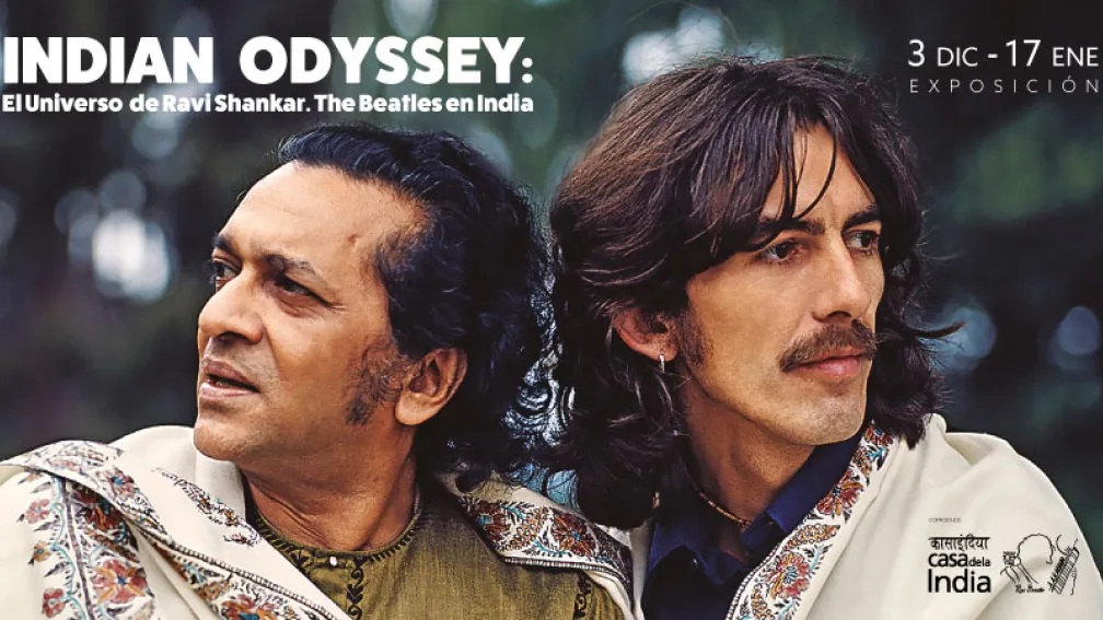 Exposición: An Indian Odyssey:  El universo Ravi Shankar. The Beatles in India.