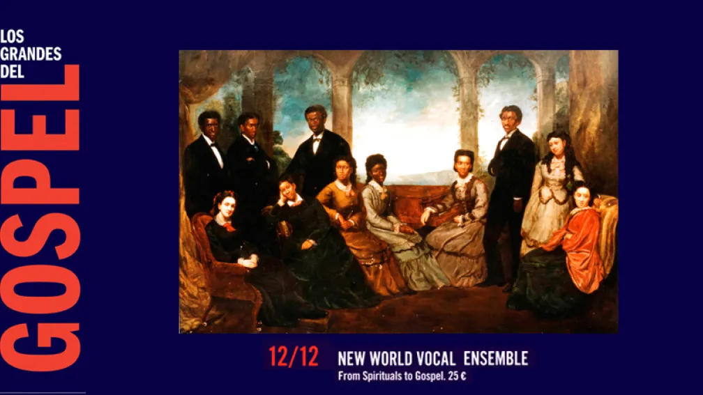 12 diciembre- 21 horas. New World Vocal Ensemble presenta From Spirituals to Gospel.