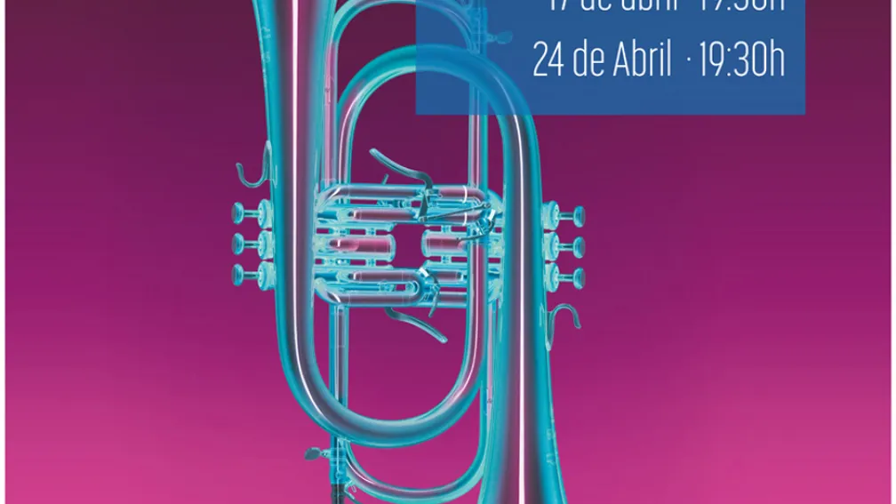 Cartel Banda Sinfónica Municipal de Madrid. Ciclo de primavera