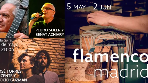 Miércoles, 15 de mayo  - Pedro Soler y Beñat Achiary & José Torres Vicente y Rocío Guzmán