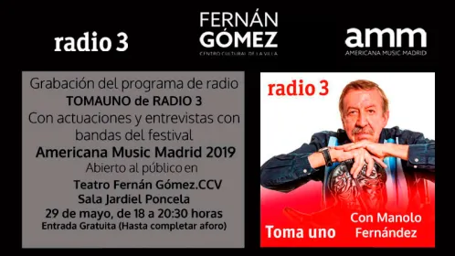 Grabación del programa de radio TOMA UNO de RADIO 23