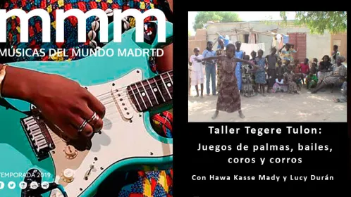 Taller Tegere Tulon: Juegos de palmas, bailes, coros y corros. 